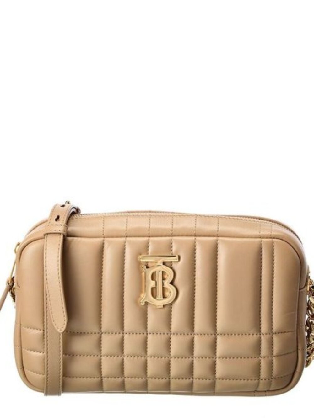 Burberry Lola Small Leather Camera Bag, Brown